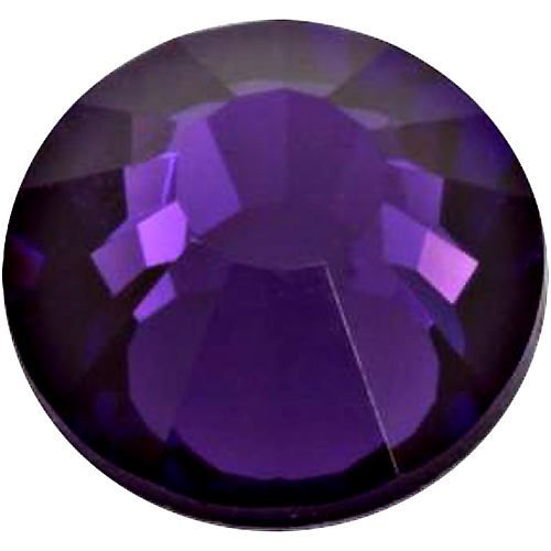 1440 Purple Velvet -  2058 Swarovski SS16 Glue On Flat Backs  