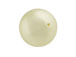 Cream -  14mm Round Larger hole Swarovski Crystal Pearls Strand of 25