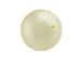 Cream - 4mm Half-Drilled Round Swarovski Crystal Pearls Pack  of 50