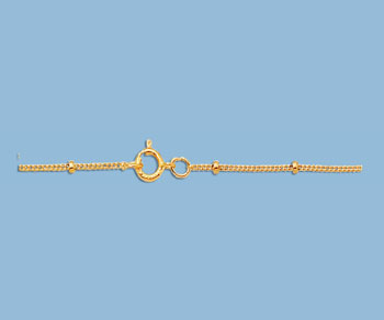 16-inch 14K Gold Filled Satellite Chain Necklace  1.9 mm Bead