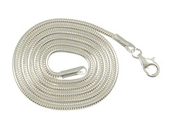 18-inch Sterling Silver Snake Chain Necklace 