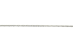 Sterling Silver Italian Beading Chain, 0.66mm Round