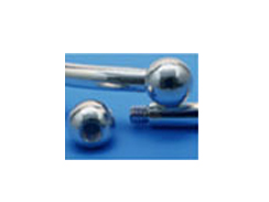6mm Sterling Silver Screw off End Bead