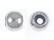 8mm Silver Plated Stopper Beads for B2SNK series bracelets Bulk pack of 100pcs