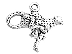 Sterling Silver Cheetah Charm 