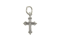 Sterling Silver Cross Charm with Jumpring