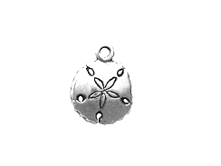 Sterling Silver Sand Dollar Charm with Jump Ring