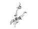 Sterling Silver Pruning Shears Charm 