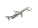 Sterling Silver Airplane Charm with Jumpring