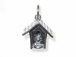 Sterling Silver Bird House Charm with Jumpring