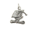 Sterling Silver Graduation Cap & Diploma Charm with Jumpring