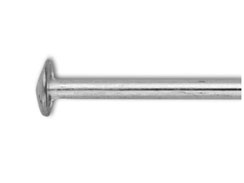 1.5 Inch, 26 Gauge Sterling Silver Headpin