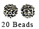 PAParazzi Beads - Black Diamond