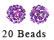 PAParazzi Beads - Violet