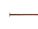 2 Inch, 20 Gauge Antique Copper Plated Headpin