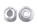 10  Sterling Silver 7mm Smart or Stopper Beads with Large Hole