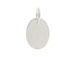 Sterling Silver Oval Hang Tag 