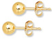 14K Gold-Filled 8mm Ball Post Earring  with Clutch, 2 Pcs