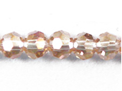 Citrine AB 4mm Round Bead - Thunder Polish Glass Crystal