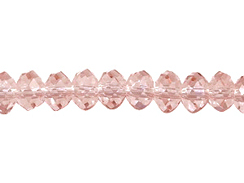 Rosaline 2x3mm Roundel Bead - Thunder Polish Glass Crystal