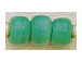 9mm Opaque Turquoise Crow Beads