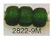 9mm Malachite (Dark Green) (Translucent) Matt/Frosted Crow  Beads