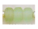 9mm Light Green (Translucent) Matt/Frosted Crow  Beads