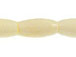 0.5" White Bone Hair Pipe Bead Strand