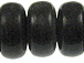8.5mm Black Horn Disc Bead Strand