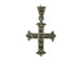 Sterling Silver Marcasite Small Cross Pendant 
