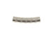 Sterling Silver 5x23mm Short Design Curved Tubes Sterling Silver 5x23mm Short Design Curved Tubes