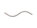 Sterling Silver 1.3x26mm "S" Curved Tubes Sterling Silver 1.3x26mm "S" Curved Tubes