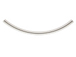 Sterling Silver2x40mm Curved Tube or Noodle Bead Sterling Silver2x40mm Curved Tube or Noodle Bead
