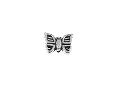 Pewter Butterfly Bead