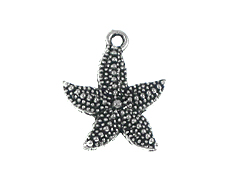 Large Starfish Pewter Charm