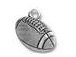 5 - TierraCast Football Pewter Charm Antique Silver Plated