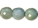 9.5mm Natural Aquamarine Faceted Round Gemstone Beads Full Strand