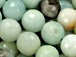 8mm Round Faceted Amazonite Beads Strand