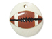 Ceramic Football Pendant