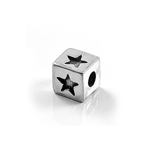 4.3mm Sterling Silver Symbol Star