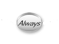 ALWAYS Sterling Silver Oval Message Bead