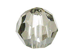 36 Crystal Satin - 5mm Swarovski Faceted Round Beads