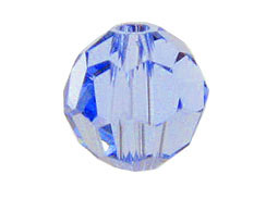 36 Light Sapphire - 4mm Swarovski Faceted Round Beads