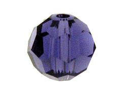 36 Purple Velvet - 4mm Swarovski Faceted Round Beads
