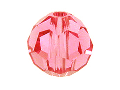 36 Rose - 3mm Swarovski Faceted Round Beads