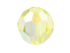 24 Jonquil AB - 6mm Swarovski Faceted Round Beads 