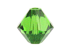 48  Fern Green  - 5mm Swarovski Faceted Bicone Beads 