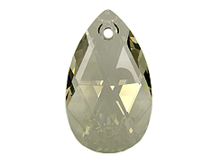 Crystal Silver Shade - 16mm Swarovski  Pear Shape Drop
