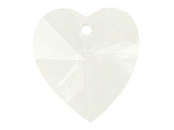 Crystal - 14.4x14mm Swarovski  Heart Shape Pendant