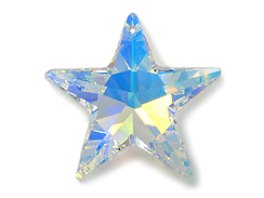 Crystal AB - 20mm Swarovski  Star Pendant